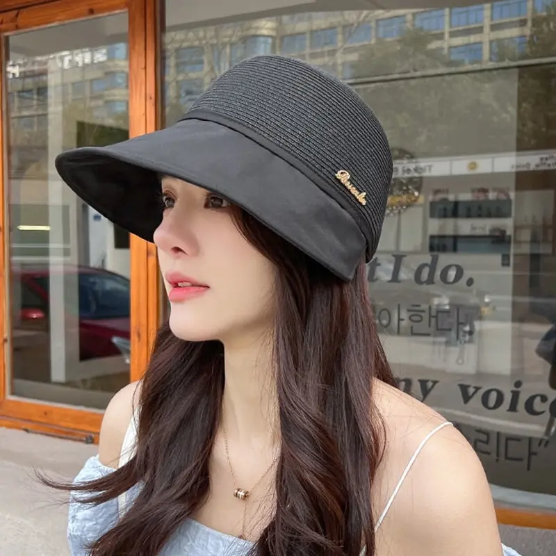 Summer Breathable Sun Hat With Wide Brim Portable UV Protection Beach Sun Straw Hat Fashion Fisherman Hat For Women Caps
Summer Breathable Sun Hat With Wide Brim Portable UV Protection Beach Sun Straw Hat Fashion Fisherman Hat For Women Caps
