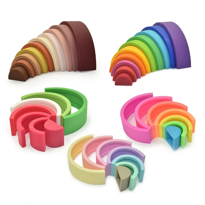 1 Set of Silicone Soft Building Blocks BPA Free Baby Silicone Teethers Baby Montessori Educational Toys Educational Game Toys
1 Set of Silicone Soft Building Blocks BPA Free Baby Silicone Teethers Baby Montessori Educational Toys Educational Game Toys