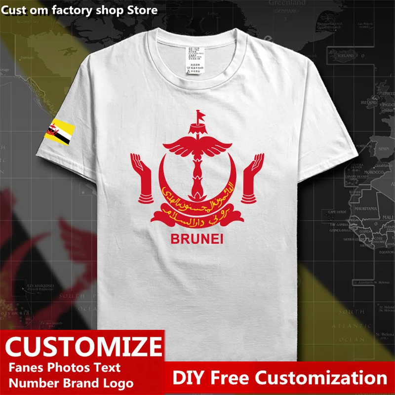 Nation of Brunei Country T shirt Custom Jersey Fans DIY Name Number LOGO Tshirt High Street Fashion Hip Hop Loose Casual T-shirt
Nation of Brunei Country T shirt Custom Jersey Fans DIY Name Number LOGO Tshirt High Street Fashion Hip Hop Loose Casual T-shirt