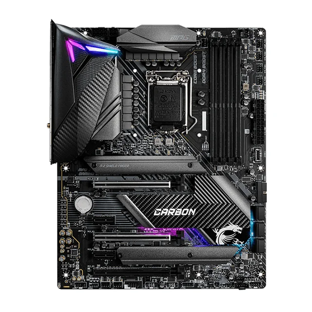 For MSI MPG Z490 GAMING CARBON WiFi ddr4 atx computer game motherboard support intel cpu lga 1200 msi gaming mother board
For MSI MPG Z490 GAMING CARBON WiFi ddr4 atx computer game motherboard support intel cpu lga 1200 msi gaming mother board