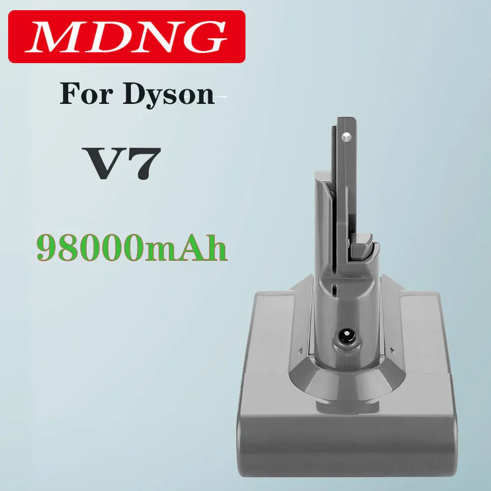 Dyson V7 battery 21.6V 98000mAh Li-lon Rechargeable Battery For Dyson V7 Battery Animal Pro Vacuum Cleaner Replacement
Dyson V7 battery 21.6V 98000mAh Li-lon Rechargeable Battery For Dyson V7 Battery Animal Pro Vacuum Cleaner Replacement