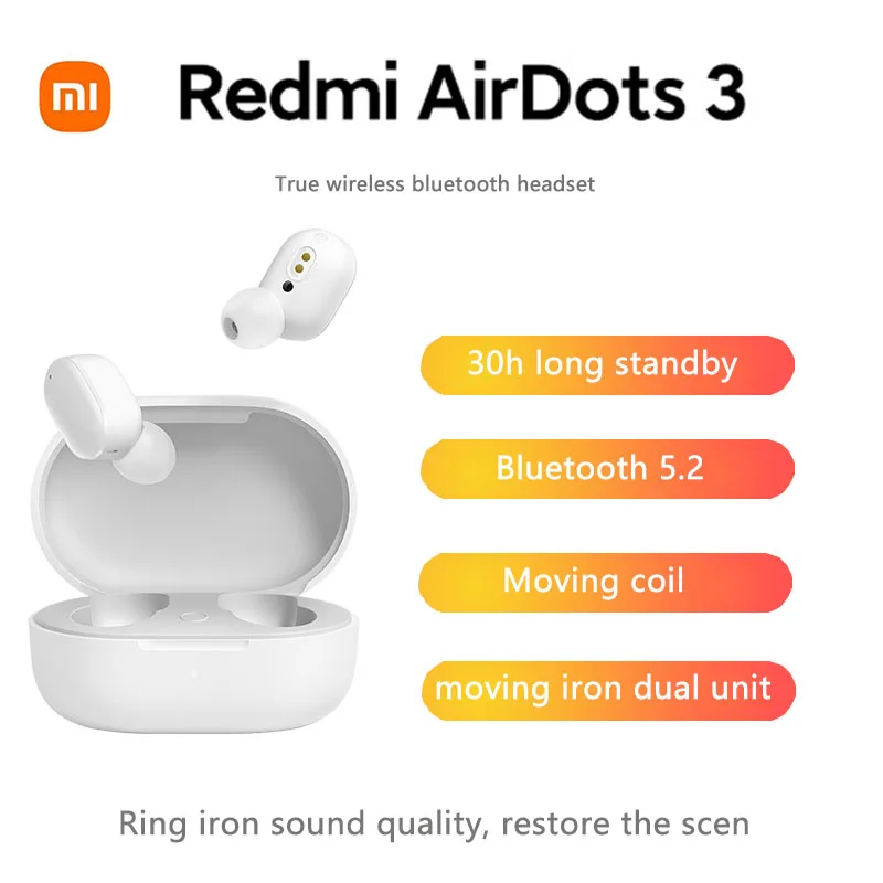 Xiaomi Redmi AirDots 3 True Wireless Bluetooth 5.2 Earphone Stereo Stereo Auto Bass With Mic Headphones Cat Ears Earbuds Headset
Xiaomi Redmi AirDots 3 True Wireless Bluetooth 5.2 Earphone Stereo Stereo Auto Bass With Mic Headphones Cat Ears Earbuds Headset