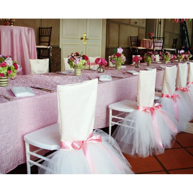 Tutu Tulle Chair Skirt Wedding Chair Cover for Birthday Baby Shower Party Decoration Dining Bowtie Chair Skirt Event Desk Cover
Tutu Tulle Chair Skirt Wedding Chair Cover for Birthday Baby Shower Party Decoration Dining Bowtie Chair Skirt Event Desk Cover