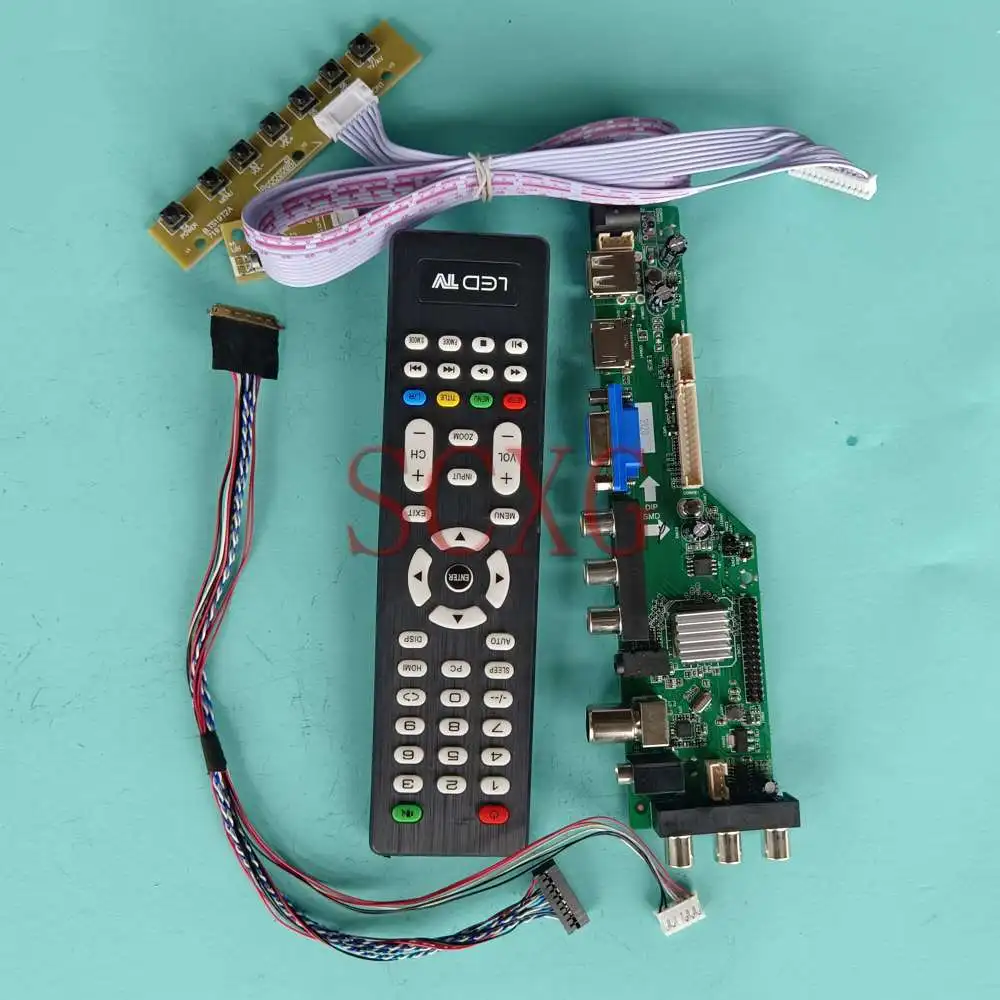 Fit B156XW02 V2 HW4A LCD Controller Board DIY Kit 1366 768 LVDS 40 Pin USB AV VGA HDMI-Compatible Panel DVB Digital Signal 15.6"
Fit B156XW02 V2 HW4A LCD Controller Board DIY Kit 1366 768 LVDS 40 Pin USB AV VGA HDMI-Compatible Panel DVB Digital Signal 15.6"