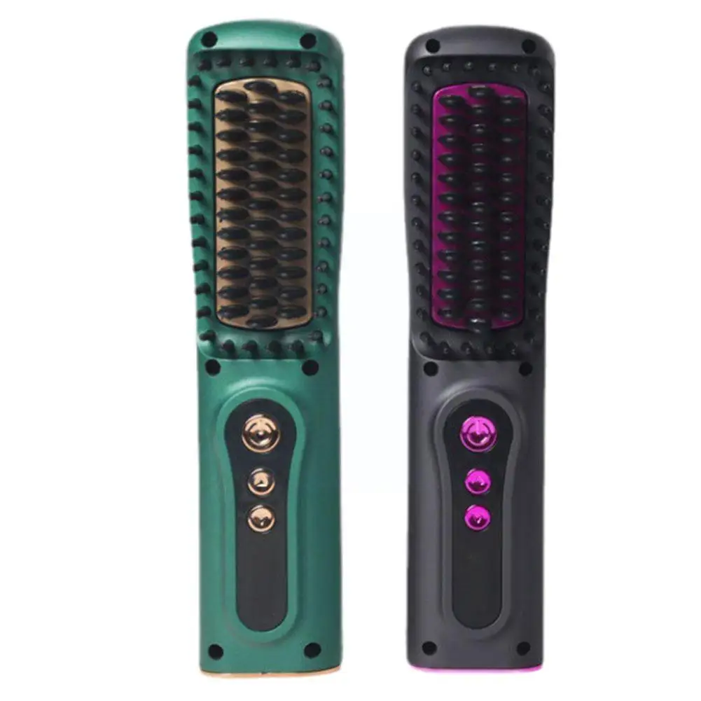 Heating Straightening Comb USB Wireless Hair Straightener Brush Styling Brush Straightener Comb Quick Beard Tools Hair Bear M4U3
Heating Straightening Comb USB Wireless Hair Straightener Brush Styling Brush Straightener Comb Quick Beard Tools Hair Bear M4U3