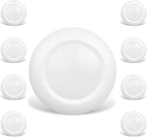 Packs 6 Inch LED Low Profile Recessed & Surface Mount Disk Light, Round, 15W, 900 Lumens, 5000K Daylight White, CRI80, Drive
Packs 6 Inch LED Low Profile Recessed & Surface Mount Disk Light, Round, 15W, 900 Lumens, 5000K Daylight White, CRI80, Drive
