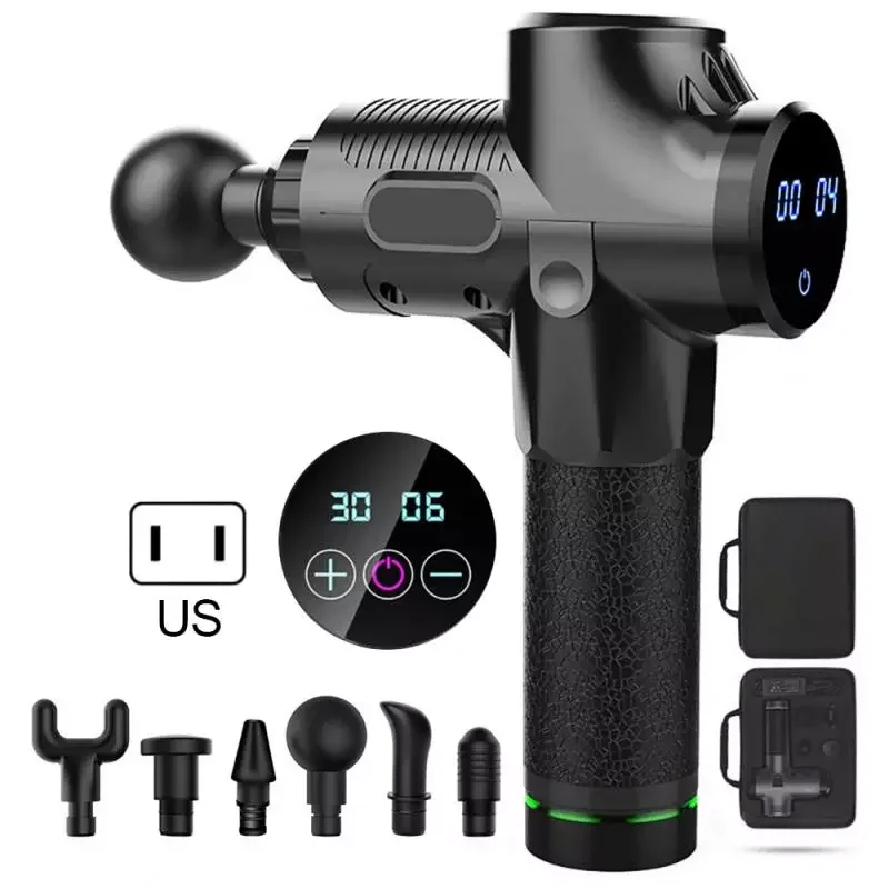 Massage Gun Deep Tissue Massager Exercising Muscle Training Recovery Shaping LCD Physiotherapy Vibration Sports EU UK US
Massage Gun Deep Tissue Massager Exercising Muscle Training Recovery Shaping LCD Physiotherapy Vibration Sports EU UK US