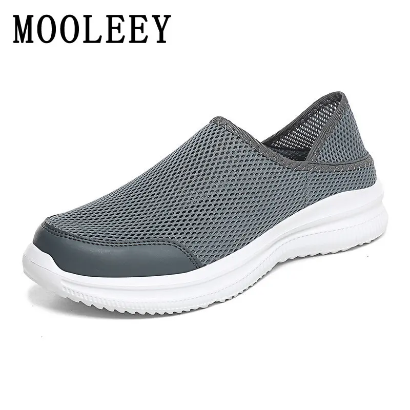Summer Men's Flat Shoes Slip on Mesh Ventilation Casual Sneakers Light Wearable Soft Sole Mules Convenient Driving Walking Shoe
Summer Men's Flat Shoes Slip on Mesh Ventilation Casual Sneakers Light Wearable Soft Sole Mules Convenient Driving Walking Shoe