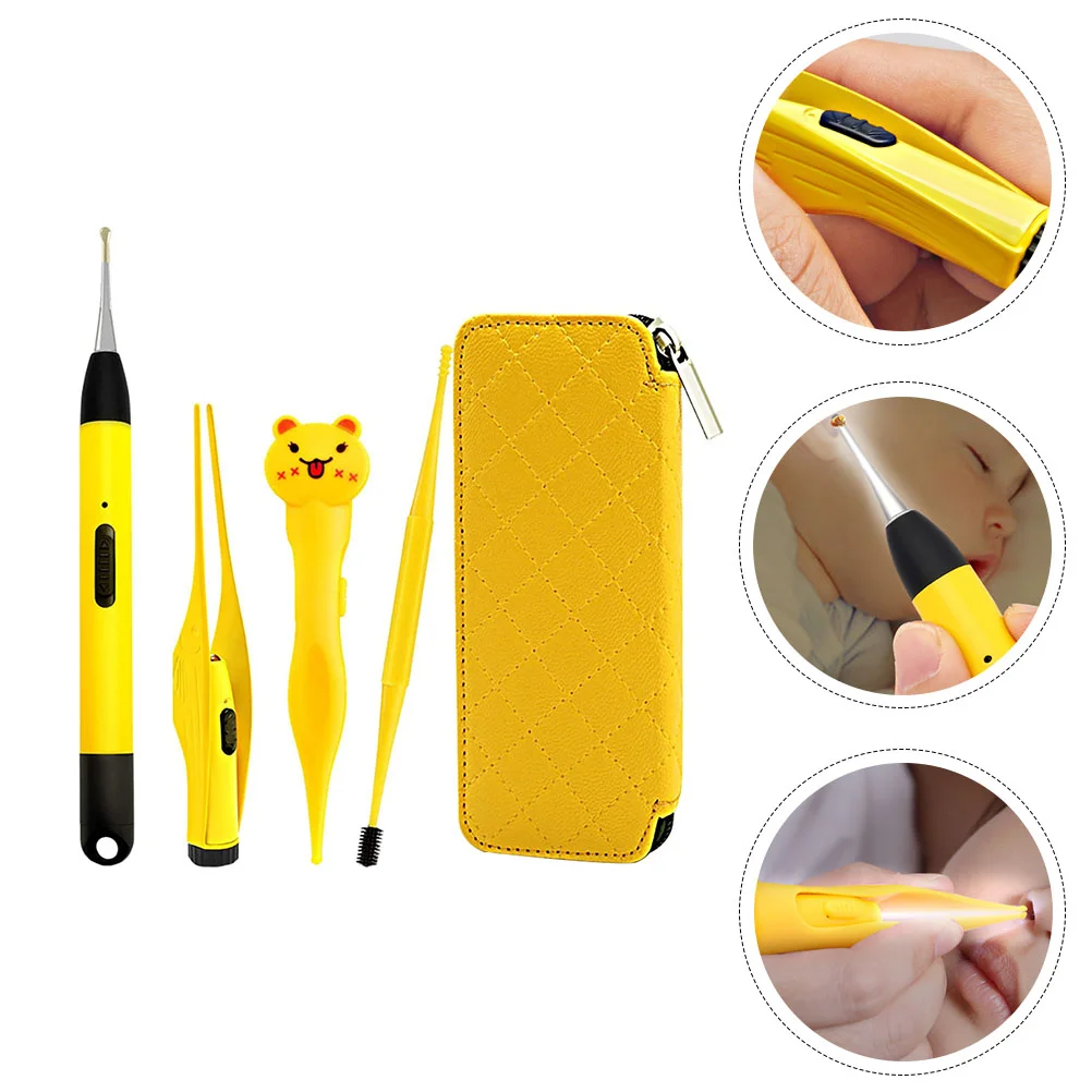 1 Set Visible Earwax Removal Tools Nasal Booger Clip USB Charging Earwax Spoons (Yellow)
1 Set Visible Earwax Removal Tools Nasal Booger Clip USB Charging Earwax Spoons (Yellow)