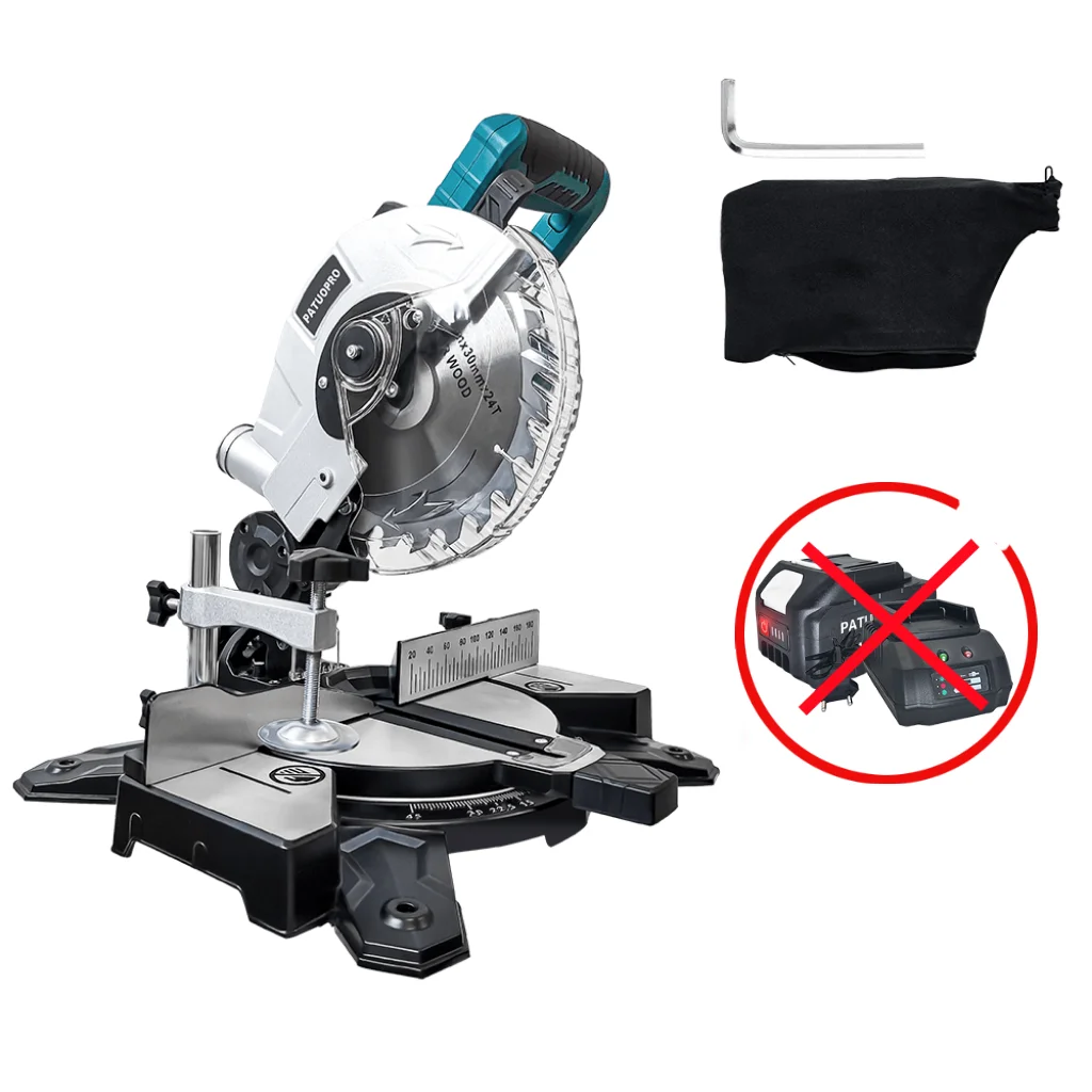 PATUOPRO 8-дюймовая бесщеточная электрическая торцовочная пила, аккумуляторная алюминиевая нержавеющая сталь, резак по металлу, электроинструмент для батареи Makita 18 В
PATUOPRO 8-дюймовая бесщеточная электрическая торцовочная пила, аккумуляторная алюминиевая нержавеющая сталь, резак по металлу, электроинструмент для батареи Makita 18 В
