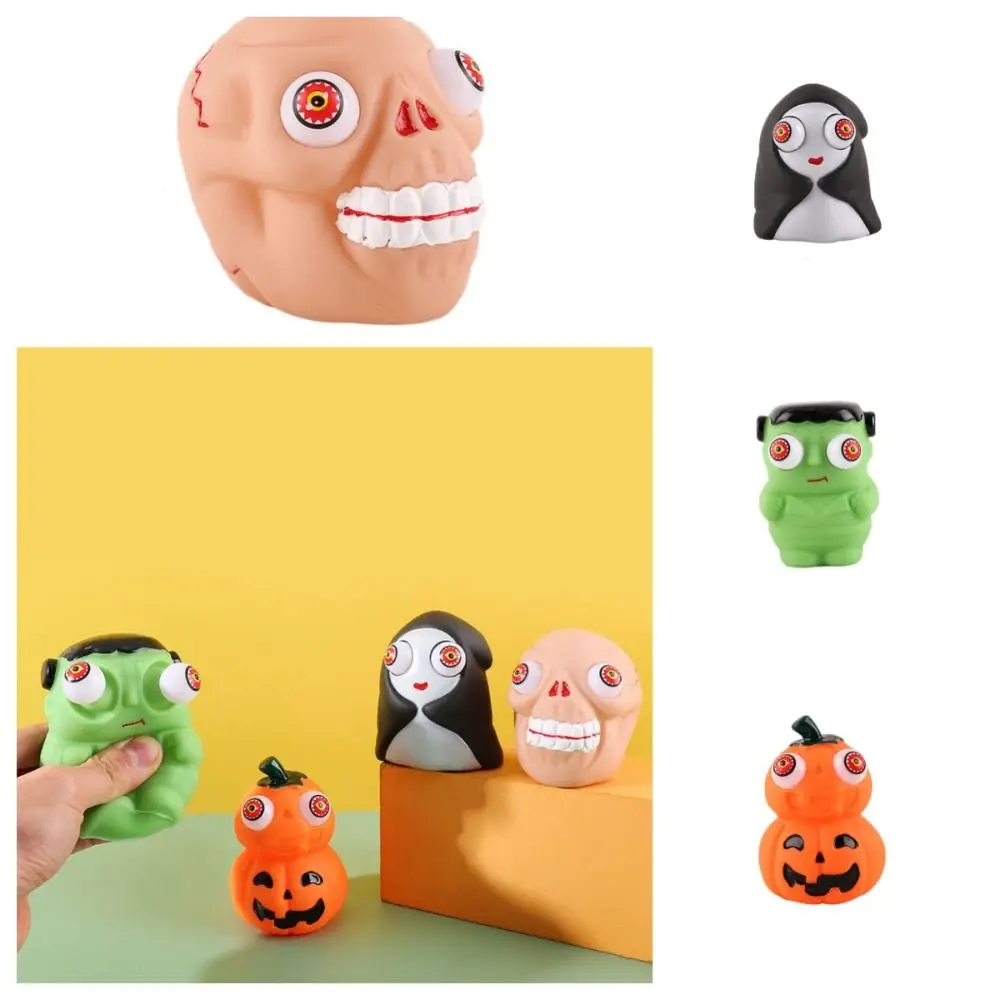Slow Rebound Halloween Eye-popping Toy Sensory Toys Relief Stress Pumpkin Ghost Head Squeeze toy Animal Flexible Material
Slow Rebound Halloween Eye-popping Toy Sensory Toys Relief Stress Pumpkin Ghost Head Squeeze toy Animal Flexible Material