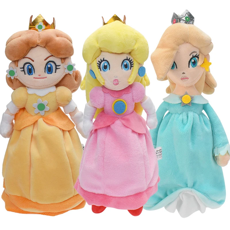 

Плюшевые игрушки в стиле Super Mario Bros, принцесса, персик, мягкие игрушки-животные, куклы для детей, рождественские подарки, игра, персонаж, плюшевые игрушки, кавайные плюшевые аниме