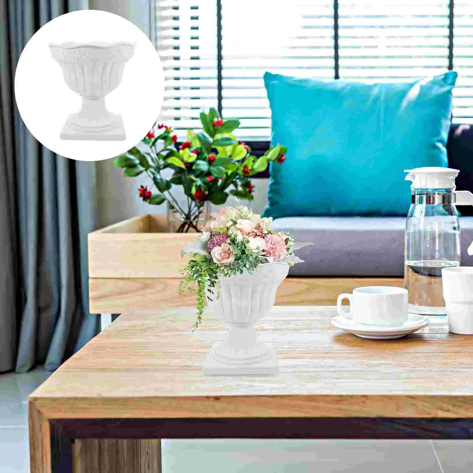 Plastic Balcony Planter Household Flower Planter Wedding Porch Planter Balcony Accessory Wedding Christmas Pots for plants
Plastic Balcony Planter Household Flower Planter Wedding Porch Planter Balcony Accessory Wedding Christmas Pots for plants