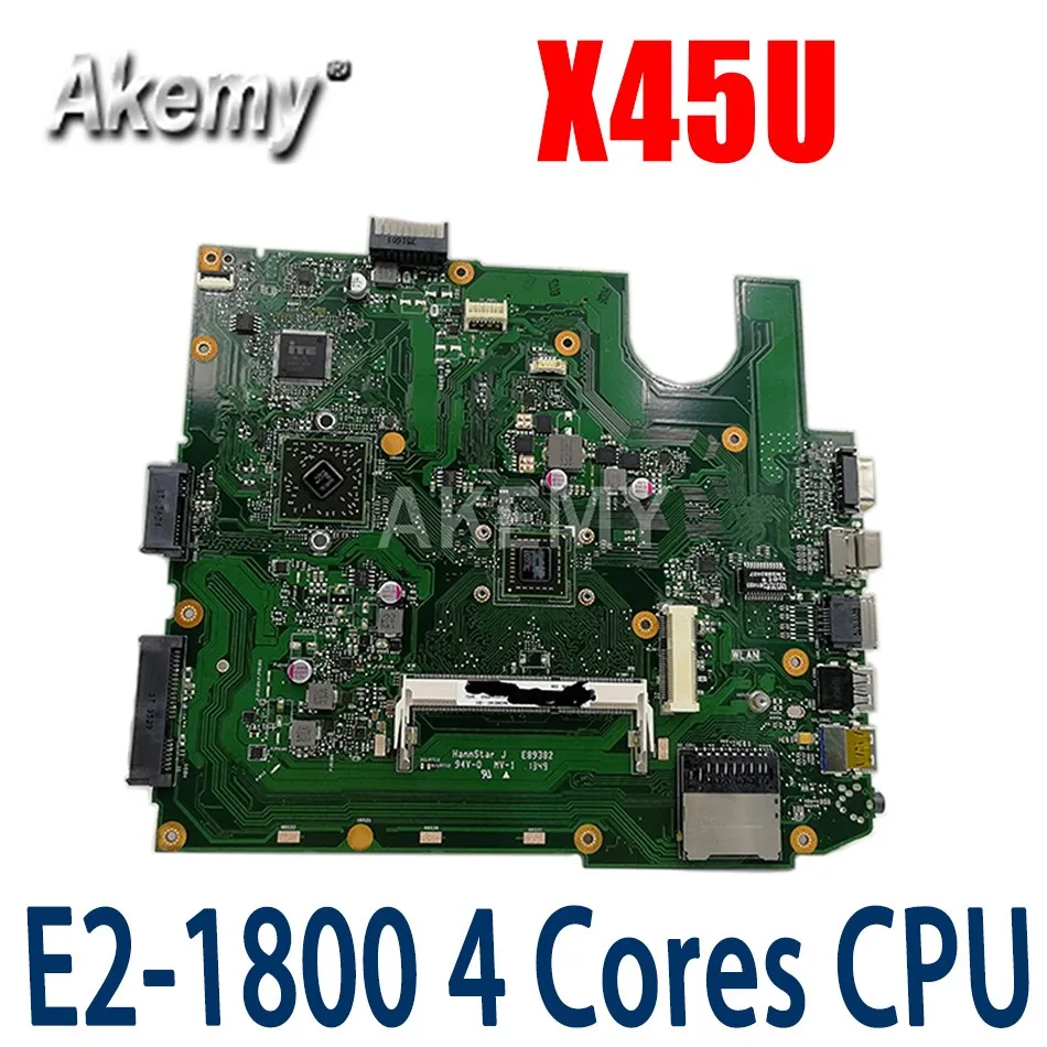 90R-NAOMB1600U X45U Motherboard For Asus X45U Laptop mainboard w/ E2-1800 4 Cores CPU
90R-NAOMB1600U X45U Motherboard For Asus X45U Laptop mainboard w/ E2-1800 4 Cores CPU