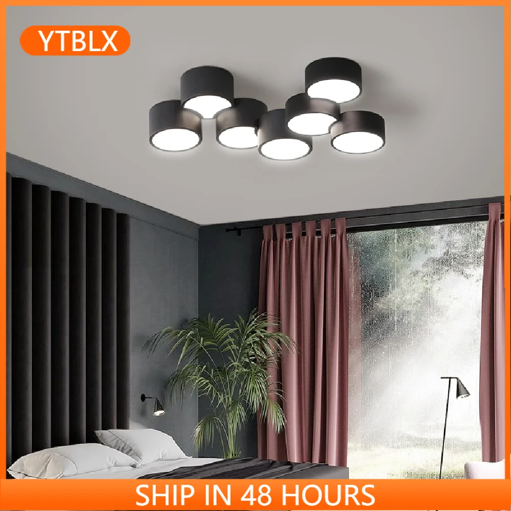 Black / White LED Ceiling Light Study Living Room Bedroom Indoor Ceiling Lamp Modern Nordic Creative Fixture With Remote Control
Black / White LED Ceiling Light Study Living Room Bedroom Indoor Ceiling Lamp Modern Nordic Creative Fixture With Remote Control