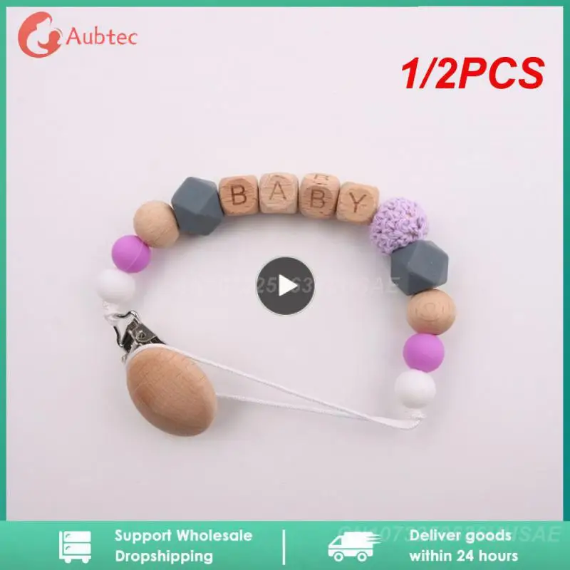 1/2PCS Free Personalized Name Baby Teether Bracelet Food Grade Chew Nurse Toy Silicone Teething Necklace Pacifier Clip With Baby
1/2PCS Free Personalized Name Baby Teether Bracelet Food Grade Chew Nurse Toy Silicone Teething Necklace Pacifier Clip With Baby