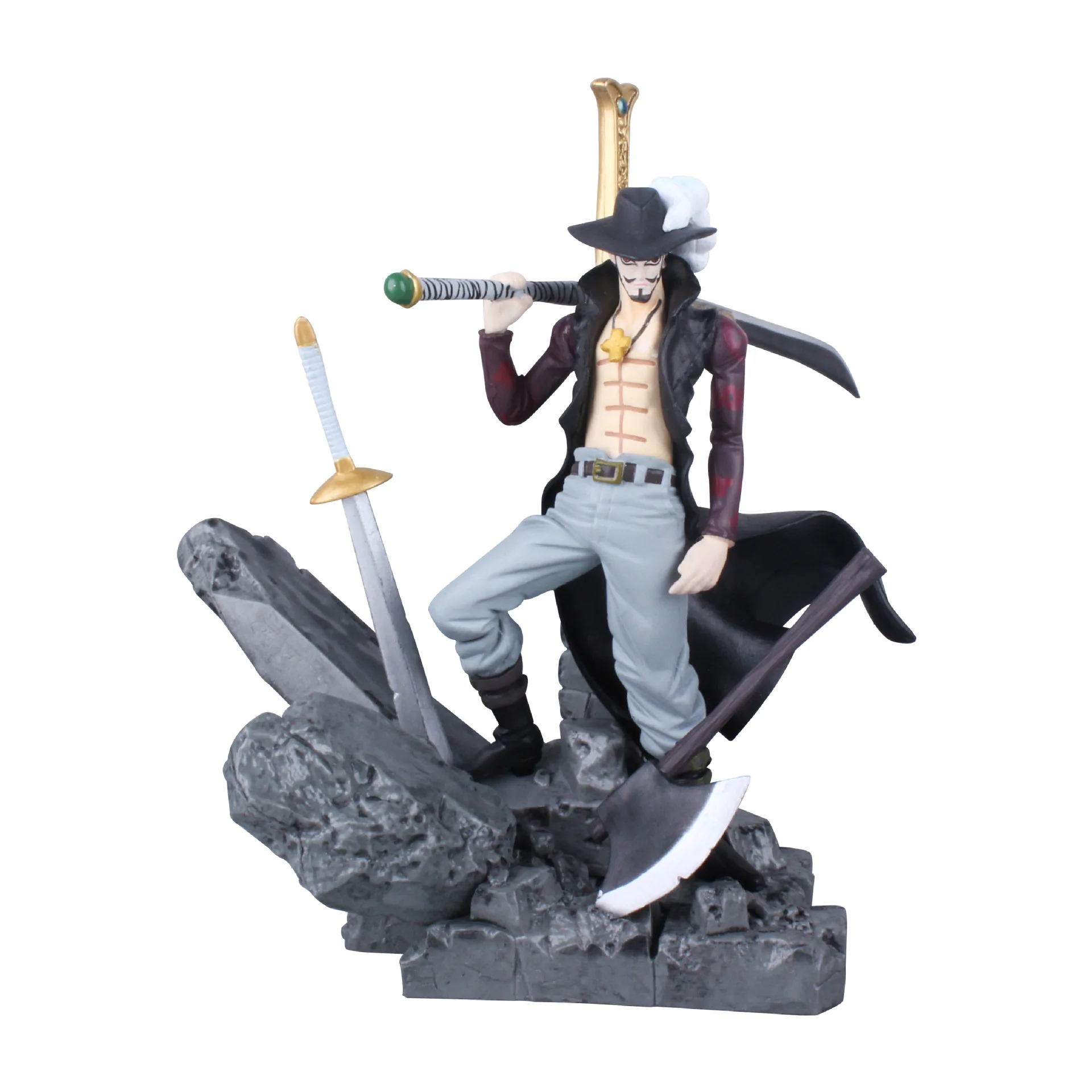 16cm Anime Figure One Piece Dracule Mihawk Pvc Movable Figure Collection Model Desktop Decoration Christmas Birthday Gift
16cm Anime Figure One Piece Dracule Mihawk Pvc Movable Figure Collection Model Desktop Decoration Christmas Birthday Gift