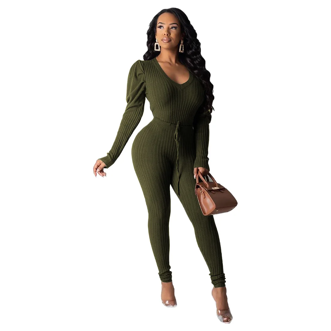 Women Casual Puff Sleeve V-neck Stitching Two-piece Set 2022 Spring Auutmn Slim Fit Elegant Office Ladies Long Pantsuit Outfits
Women Casual Puff Sleeve V-neck Stitching Two-piece Set 2022 Spring Auutmn Slim Fit Elegant Office Ladies Long Pantsuit Outfits