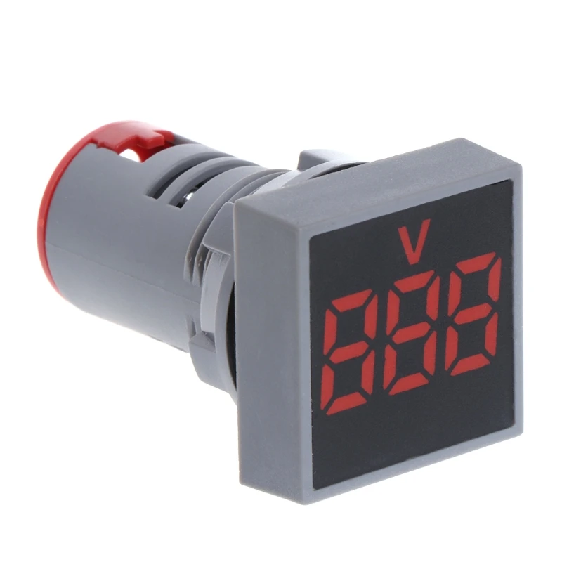 AD101-22VMS Red Digital Panel Light Volt Measuring Monitor LED Digital Voltage Meter Indicator Light Tester Square
AD101-22VMS Red Digital Panel Light Volt Measuring Monitor LED Digital Voltage Meter Indicator Light Tester Square