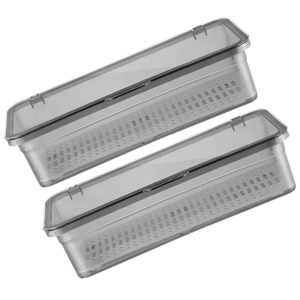 2 Pcs Cutlery Storage Box Multi-function Organizer Plastic Drawers Chopstick Cage Utensil Accessories Pp Holder Clear Tray
2 Pcs Cutlery Storage Box Multi-function Organizer Plastic Drawers Chopstick Cage Utensil Accessories Pp Holder Clear Tray