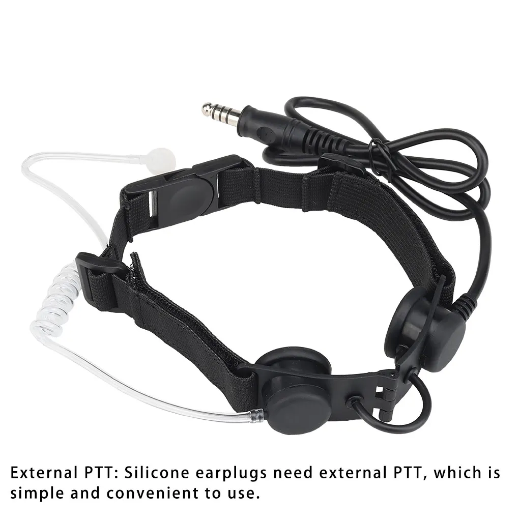 Mic Tactical Throat Wheat Skin Friendly Headset Adjusting Band PE Air Duct Earphone Earplugs Microphone Air Tube
Mic Tactical Throat Wheat Skin Friendly Headset Adjusting Band PE Air Duct Earphone Earplugs Microphone Air Tube