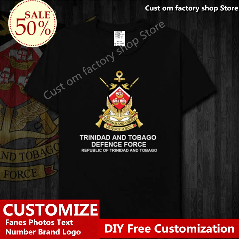 Trinidad Army Cotton T shirt Custom Jersey Fans DIY Name Number LOGO High Street Fashion Hip Hop Loose Casual T-shirt
Trinidad Army Cotton T shirt Custom Jersey Fans DIY Name Number LOGO High Street Fashion Hip Hop Loose Casual T-shirt