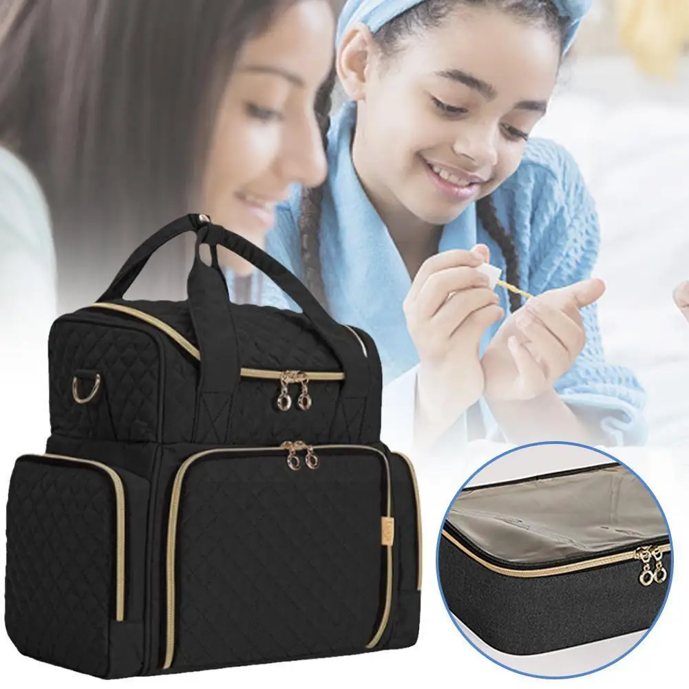 Portable Nail Polish Storage Bag Handbag With Shoulder Carrying Multi Divider Purpose Strap Removable Travel Bag Cosme O7s2
Portable Nail Polish Storage Bag Handbag With Shoulder Carrying Multi Divider Purpose Strap Removable Travel Bag Cosme O7s2