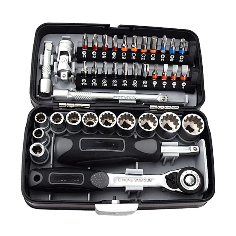 High quality 38PCS Mini ratchet wrench set 1/4 socket screwdriver head hex trox slot Repair handle tools Metal Decorative Plate
High quality 38PCS Mini ratchet wrench set 1/4 socket screwdriver head hex trox slot Repair handle tools Metal Decorative Plate