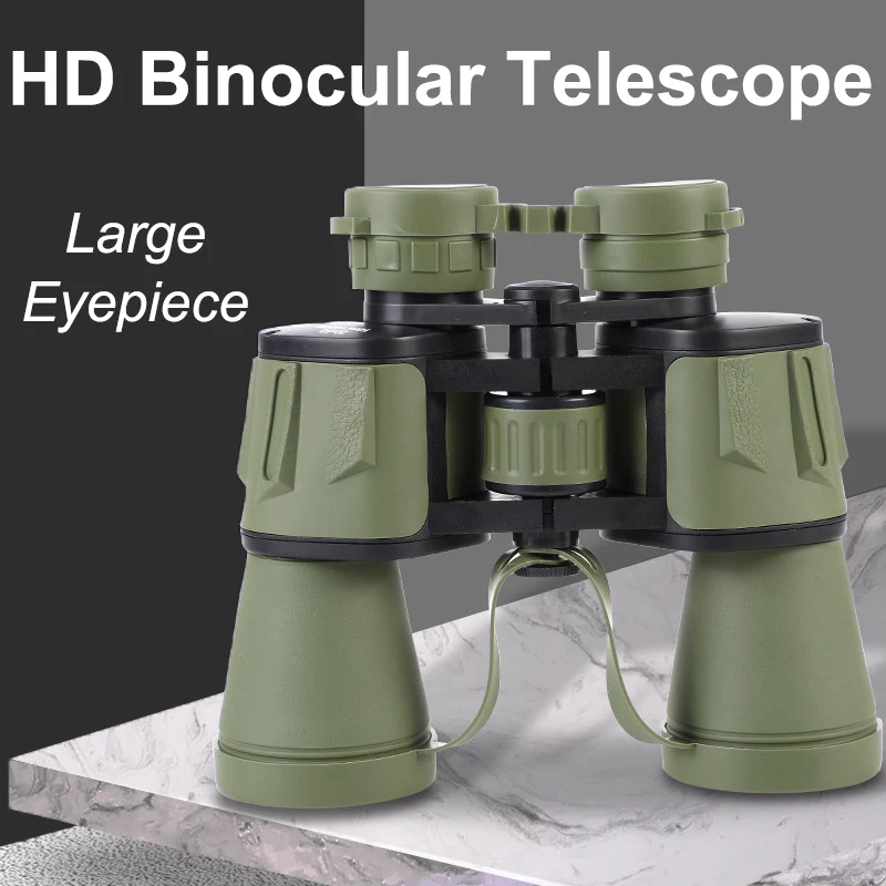 

Профессиональный бинокль ночного видения 20X50 BAK4 мощный телескоп большой дальности Водонепроницаемый Военный Hd охотничий кемпинг оборудование