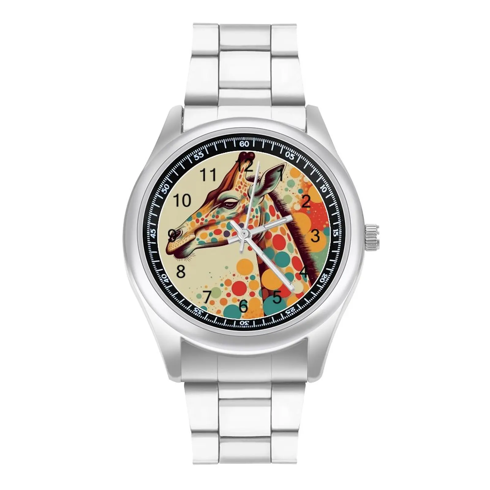 

Giraffe Quartz Watch Multicolored Retro Hit Sales Fancy Wrist Watch Steel Teens Business Design Wristwatch