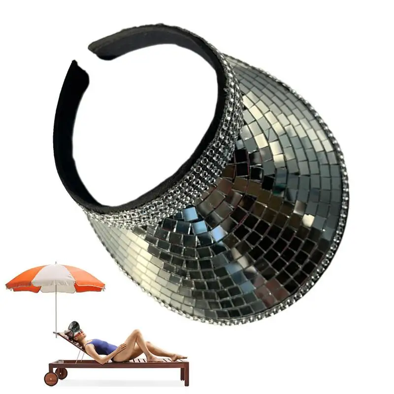 Disco Ball Hat Disco Ball Festival Visors Summer Sun Visors Hat Summer Caps Visors Dj Club Stage Bar Party Holiday Decoration
Disco Ball Hat Disco Ball Festival Visors Summer Sun Visors Hat Summer Caps Visors Dj Club Stage Bar Party Holiday Decoration
