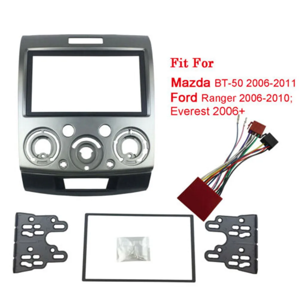 2Din Radio Fascia Panel Plate Adapter For Ford Everest Ranger For MAZDA BT-50 BT50 GPS Dash Kit Interior Replacement Parts
2Din Radio Fascia Panel Plate Adapter For Ford Everest Ranger For MAZDA BT-50 BT50 GPS Dash Kit Interior Replacement Parts