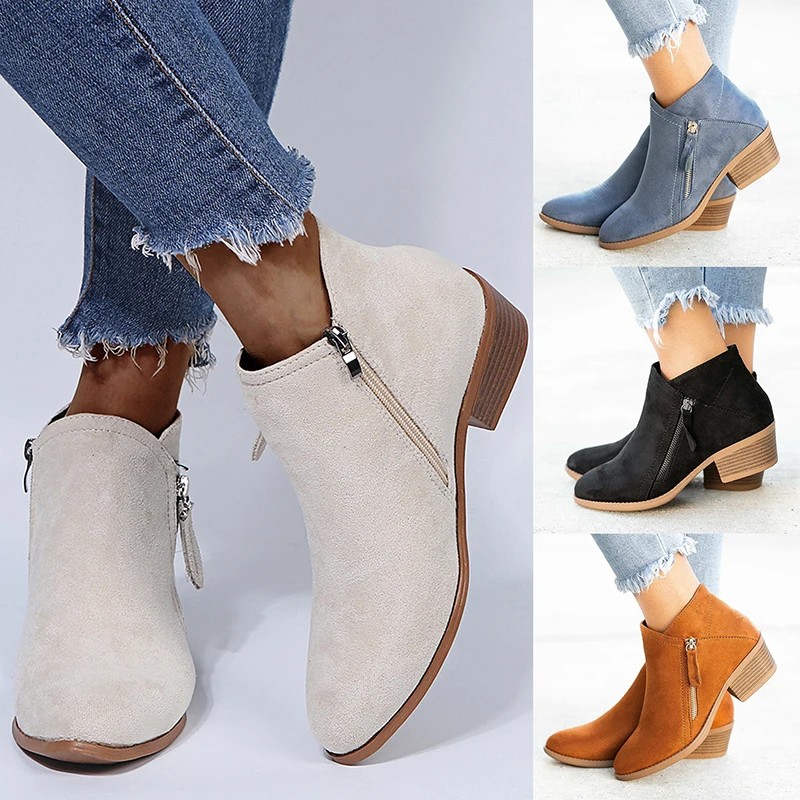 Women Ankle Boots Spring Med Heels Women Boots Platform Sexy Ladies Khaki Black Pumps Boots Shoes 2022 Dropshipping
Women Ankle Boots Spring Med Heels Women Boots Platform Sexy Ladies Khaki Black Pumps Boots Shoes 2022 Dropshipping