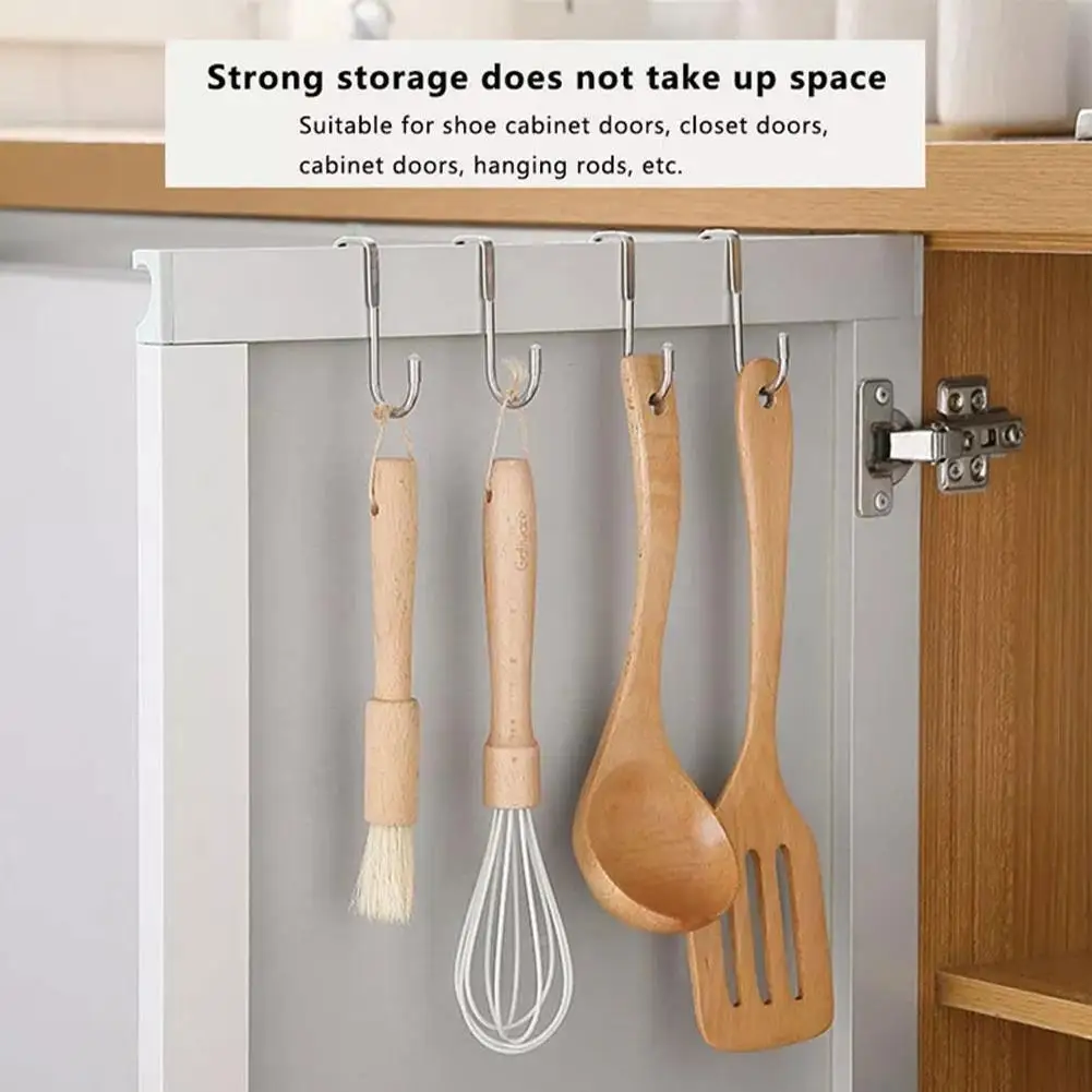 304 Stainless Steel Hook S Shape Free Punching Multifunctional Cabinet Doors Back Hanging Hook For Kitchen Bathroom G8I8
304 Stainless Steel Hook S Shape Free Punching Multifunctional Cabinet Doors Back Hanging Hook For Kitchen Bathroom G8I8