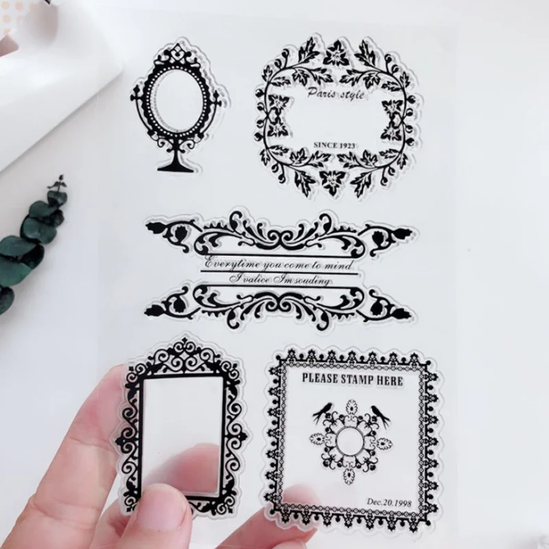 11*16cm Flower Border Transparent Silicone Finished Stamp DIY Scrapbook Journal Rubber Coloring Embossed Stencils Decor Reusable
11*16cm Flower Border Transparent Silicone Finished Stamp DIY Scrapbook Journal Rubber Coloring Embossed Stencils Decor Reusable