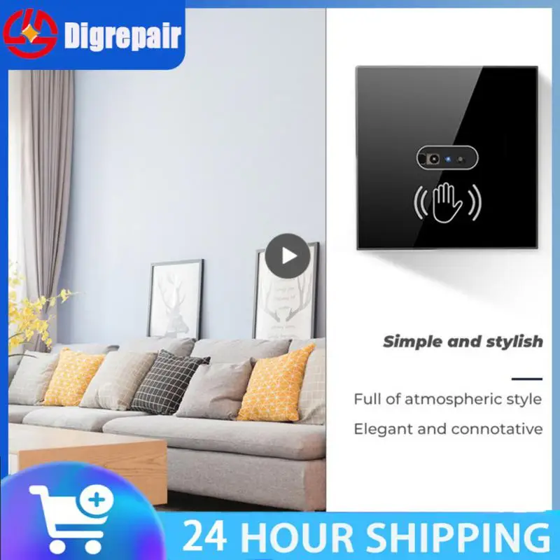 10a Wall Light Switch Neutral Wire Infrared Sensor Switch No Touch Needed Tempered Glass Panel Intelligent Switch Smart Home Eu
10a Wall Light Switch Neutral Wire Infrared Sensor Switch No Touch Needed Tempered Glass Panel Intelligent Switch Smart Home Eu
