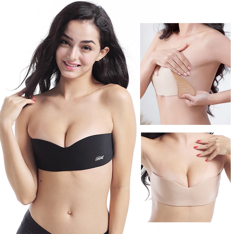 Invisible Push Up Bra Strapless Bras Silicone Self Adhesive Bras Nipple Cover Big Breasts Gathered Bralettes Bridal Wedding
Invisible Push Up Bra Strapless Bras Silicone Self Adhesive Bras Nipple Cover Big Breasts Gathered Bralettes Bridal Wedding