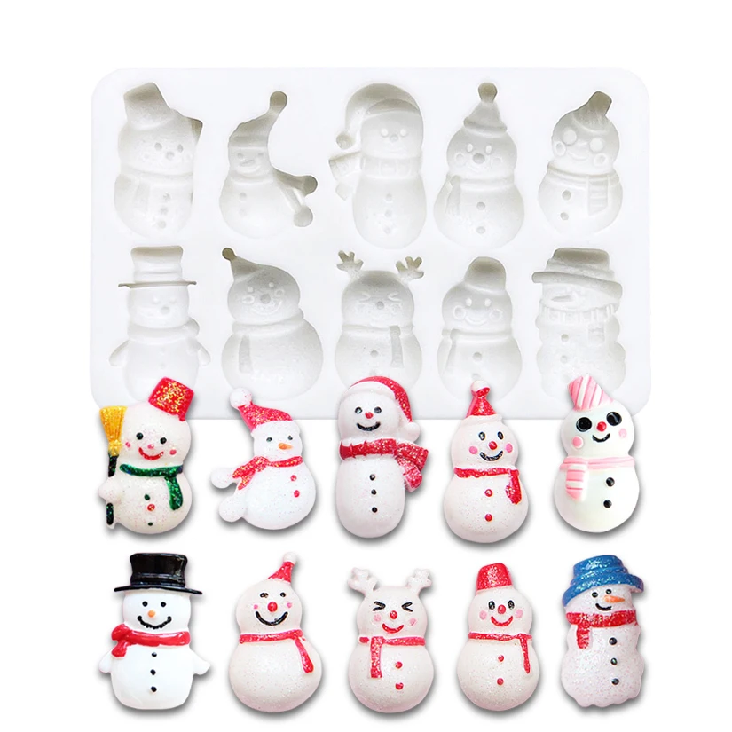 Силиконовая форма для кексов снеговик Fengying
Силиконовая форма для кексов снеговик Fengying