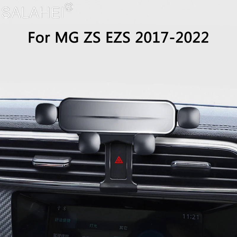 

Adjustable Car Phone Holder Air Outlet Gravity Mount Stand GPS Support Bracket Fit For MG ZS EZS HS 2021 2022 Auto Accessories