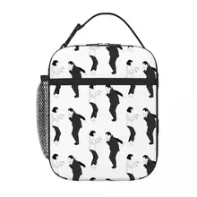 Pulp Fiction Dance Insulated Lunch Bags Large Meal Container Cooler Bag Tote Lunch Box Office Picnic Men Women