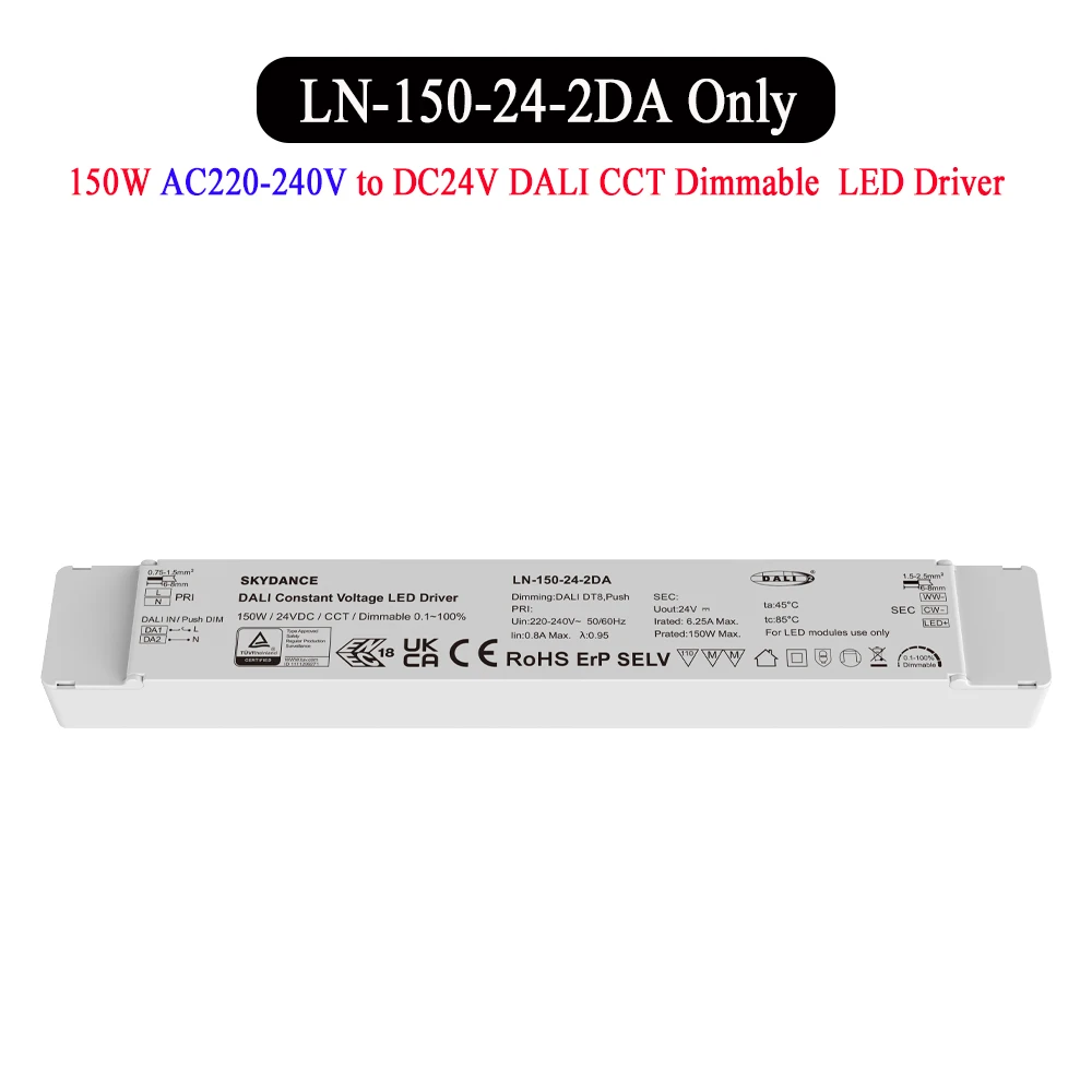 CENFAYA 150 Вт DALI драйвер для LED освещения
CENFAYA 150 Вт DALI драйвер для LED освещения