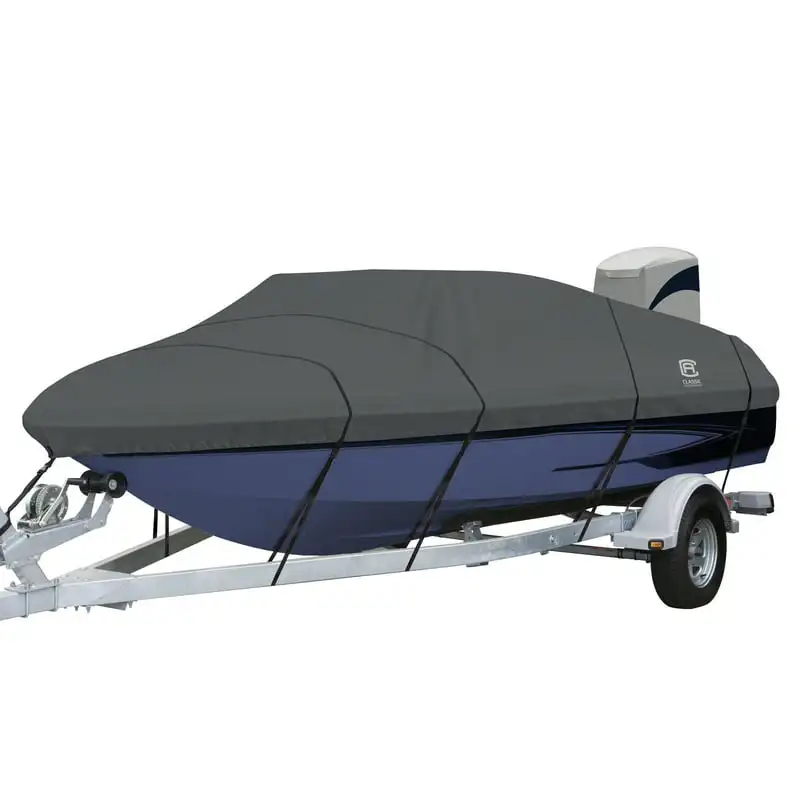 Heavy-Duty V-Hull Inboard/Outboard Boat Cover, Fits boats 21 ft 6 in - 22 ft 6 in long x 96 in wide
Heavy-Duty V-Hull Inboard/Outboard Boat Cover, Fits boats 21 ft 6 in - 22 ft 6 in long x 96 in wide