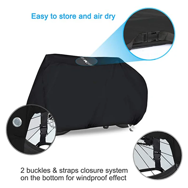 Waterproof Bicycle Cover MTB Bike Nylon Cover Case Dustproof UV Protection Shelter With Lock-holes Storage Bag Bike Accessories
Waterproof Bicycle Cover MTB Bike Nylon Cover Case Dustproof UV Protection Shelter With Lock-holes Storage Bag Bike Accessories