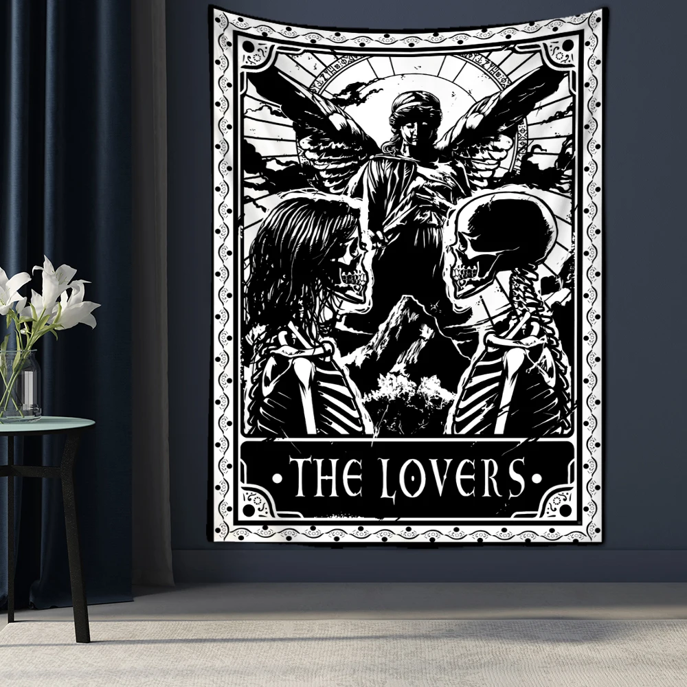 Vintage Skull Posters Wall Art Decorative Banners Flag Tarot Card Tapestry Wall Hanging Astrology Divination Bedspread Beach Mat
Vintage Skull Posters Wall Art Decorative Banners Flag Tarot Card Tapestry Wall Hanging Astrology Divination Bedspread Beach Mat