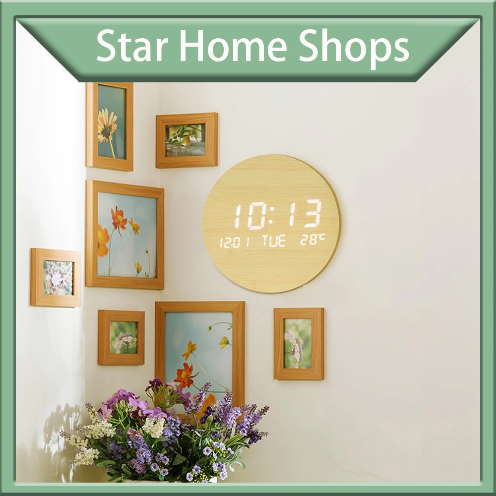 Деревянные креативные большие цифровые светодиодные настенные часы с отображением даты недели температуры настенные часы для гостиной на...
Деревянные креативные большие цифровые светодиодные настенные часы с отображением даты недели температуры настенные часы для гостиной на...