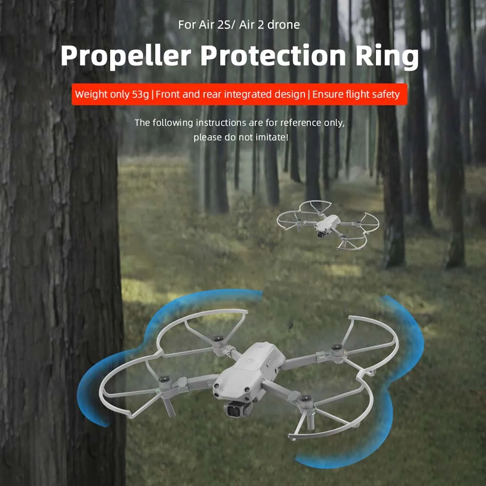 Propeller Guard Protector Cage Kit Drone Blade Props Wing Fan Protective Bumper Cover Accessories for DJI Air 2S/Mavic Air 2
Propeller Guard Protector Cage Kit Drone Blade Props Wing Fan Protective Bumper Cover Accessories for DJI Air 2S/Mavic Air 2