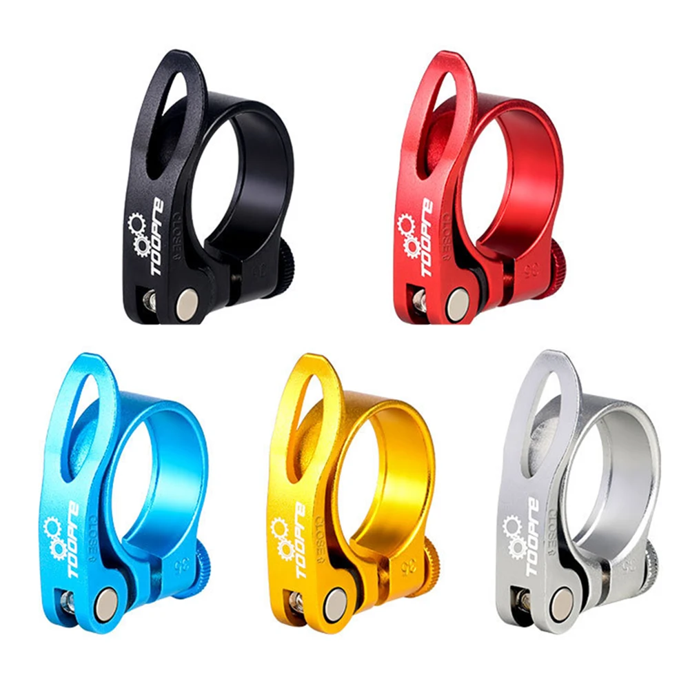 Bicycle Seatpost Clamps Quick release 31.8mm / 34.9mm Aluminum alloy Mountain road bike Cycling Accessories
Bicycle Seatpost Clamps Quick release 31.8mm / 34.9mm Aluminum alloy Mountain road bike Cycling Accessories