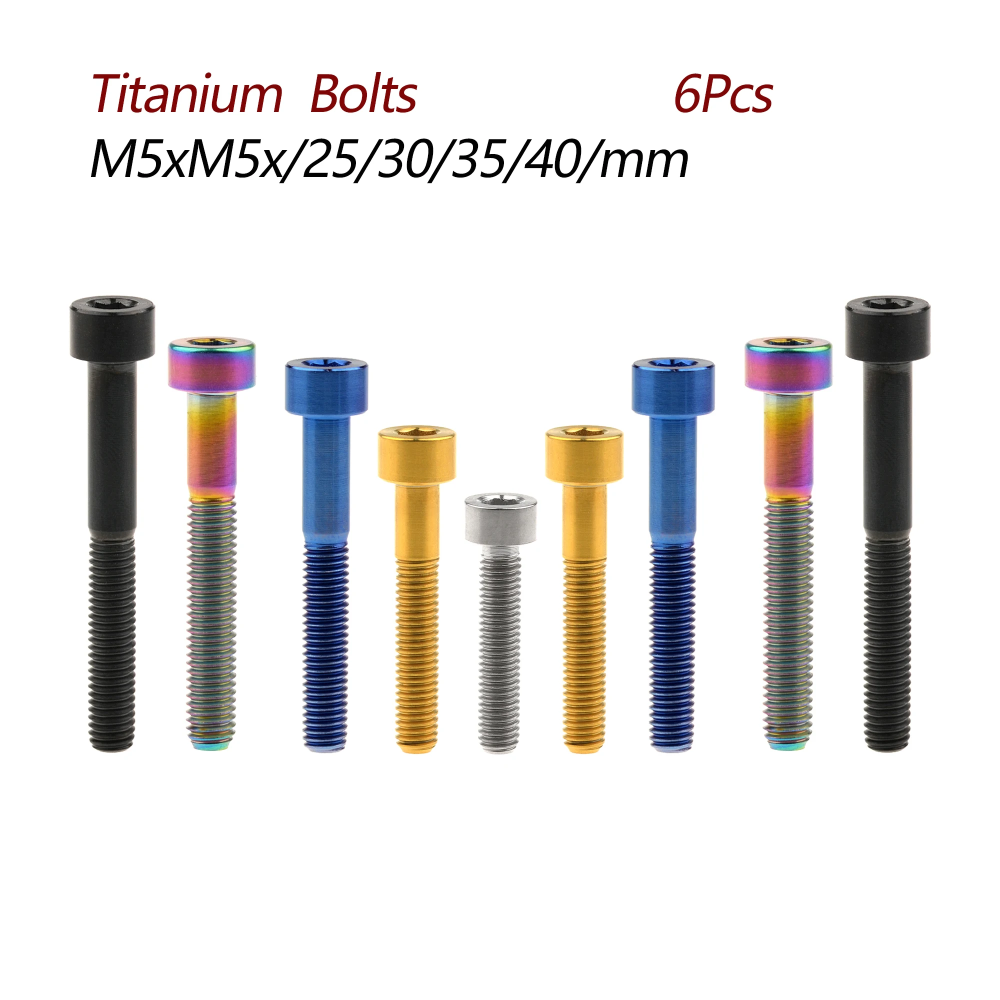 Фотоболты M5x/25/30/35/40/мм DIN912 винты с головкой горловины для велосипеда 5 шт.
Фотоболты M5x/25/30/35/40/мм DIN912 винты с головкой горловины для велосипеда 5 шт.