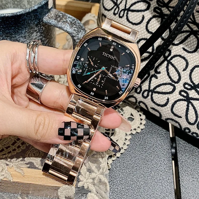 TICTOC Ladies Wrist Watch Simple Fashion Style Japan Imported Quartz Movement Milan Stainless Steel Strap Luxury Top Women Watch
TICTOC Ladies Wrist Watch Simple Fashion Style Japan Imported Quartz Movement Milan Stainless Steel Strap Luxury Top Women Watch