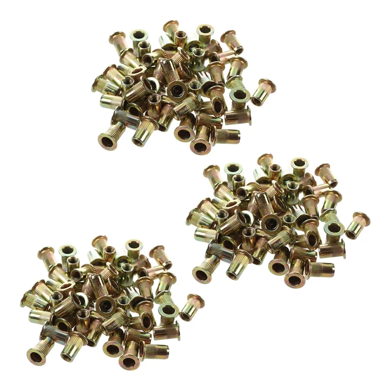 150 Pcs M10/M12/M8/M5/M6/M4/M4 Flat Head Rivet Nut Furniture Decoration Instrument (M4)
150 Pcs M10/M12/M8/M5/M6/M4/M4 Flat Head Rivet Nut Furniture Decoration Instrument (M4)